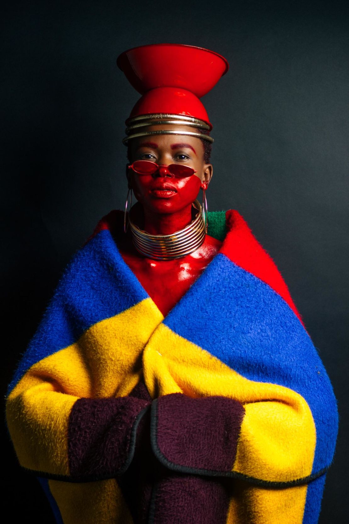 Creative director Zana Masombuka goes by the name "Ndebele Superhero," celebrating her Ndebele heritage through a variety of artistic expressions.