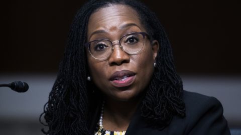 Ketanji Brown Jackson, nominee to be U.S. Circuit Judge for the District of Columbia Circuit, testifies during her Senate Judiciary Committee confirmation hearing.