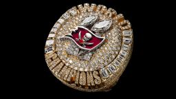 The Tampa Bay Buccaneers received this ring for winning Super Bowl LV in 2021.