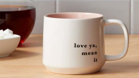 Threshold Stoneware Love Ya Mean It Color Splash Mug