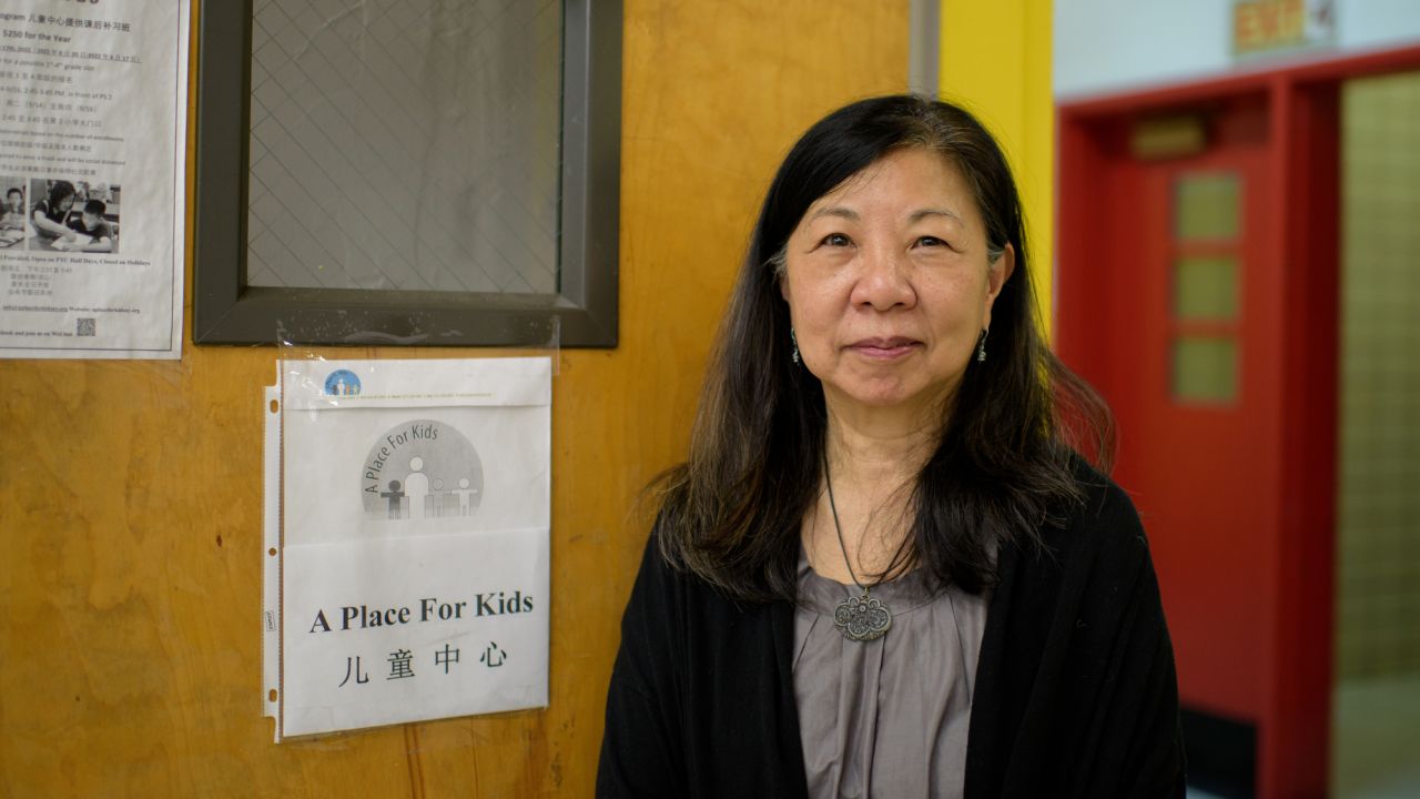 Teacher Minerva Chin was attacked in Chinatown last year.