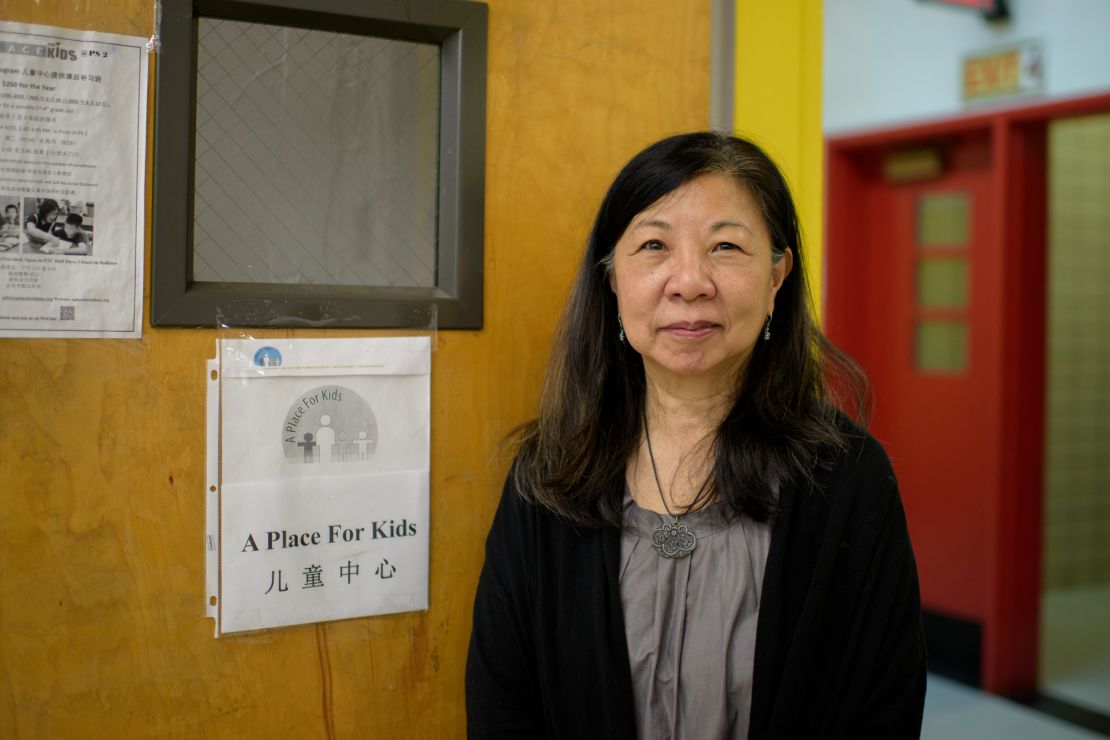 Teacher Minerva Chin was attacked in Chinatown last year.