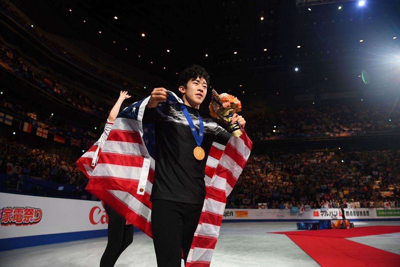 <strong>Nathan Chen (United States):</strong> If anyone is favored to end Yuzuru Hanyu's reign in men's figure skating, it is the 22-year-old Chen, who has won three straight world titles. Chen, the first skater ever to land five quadruple jumps in a routine, was expected to challenge for gold at the 2018 Olympics, but he stumbled in the short program and <a href="https://www.cnn.com/2021/10/19/sport/nathan-chen-figure-skating-beijing-games-spt-intl/index.html" target="_blank">finished a disappointing fifth.</a>