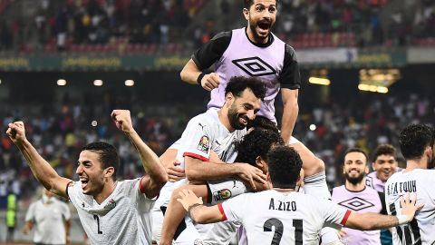 Egypt progress to the quarterfinals after the penalty shootout win.  