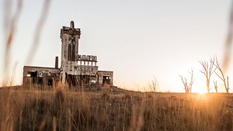 The ruins of Argentinian town Epecuen, which was flooded in 1985.