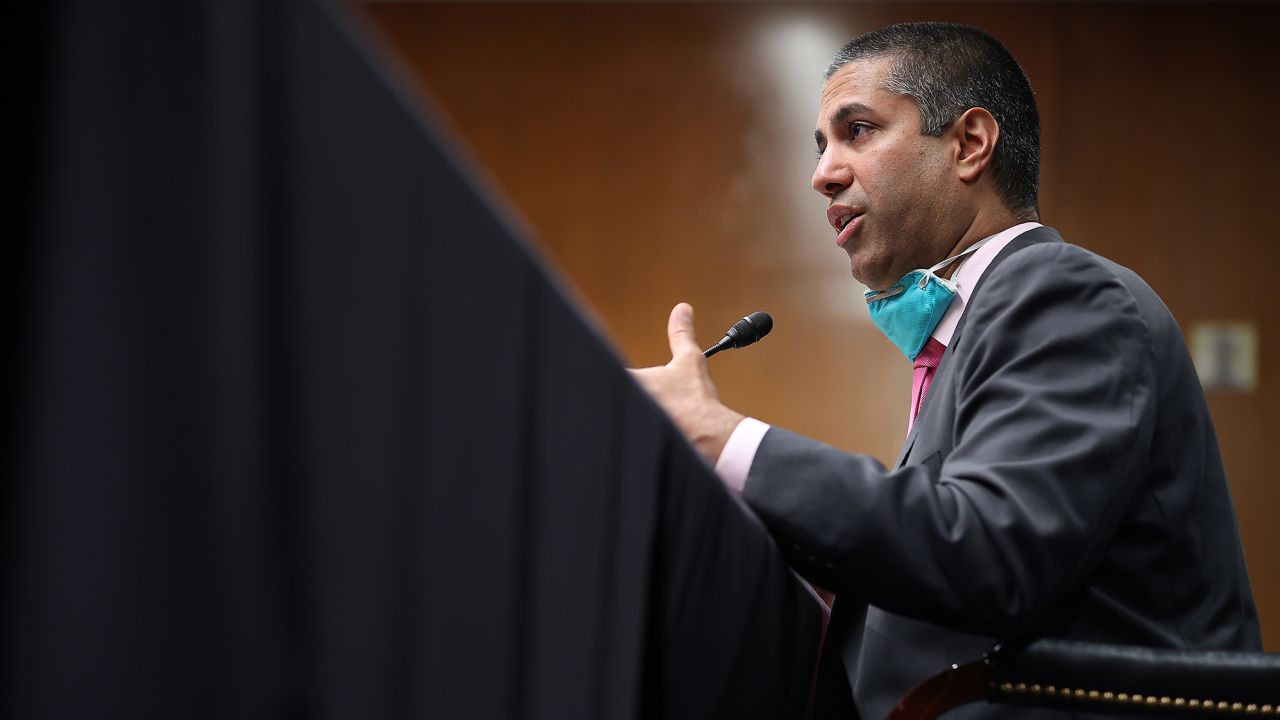 Ajit Pai, the former FCC chairman, told CNN that claiming 5G signals could pierce through hundreds of megahertz of empty spectrum to interfere with aircraft sensors is "just not a credible claim."