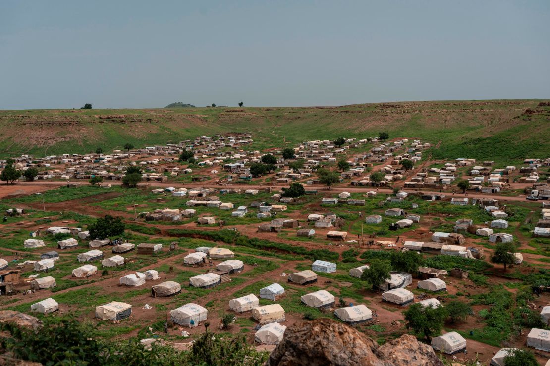 A refugee camp in Um Rakuba, Sudan, pictured in August. More than 50,000 Ethiopians have fled to Sudan since the Tigray conflict began in late 2020, according to the UN.