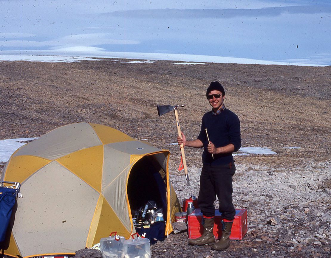 Andrew Knoll in Spitsbergen, where he made discoveries that were pivotal in his career as a scientist. 