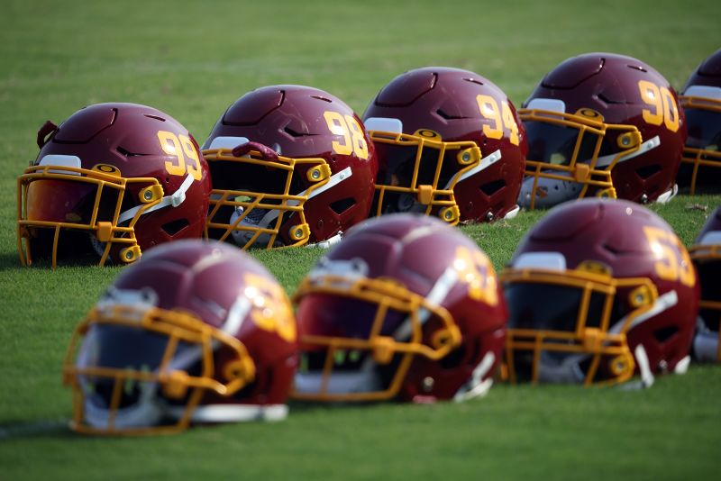 washington football team old helmet