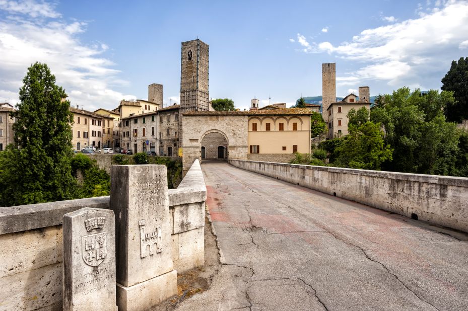 <strong>Step back in time: </strong>A Roman bridge is still one of the routes into Ascoli.