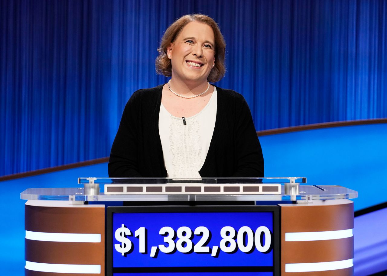 "Jeopardy!" champ Amy Schneider <a href="https://www.cnn.com/2022/01/26/entertainment/jeopardy-amy-schneider/index.html" target="_blank">had her 40-game win streak</a> snapped on Wednesday, January 26. Schneider, an engineering manager from Oakland, California, finished with more than $1.3 million in winnings.