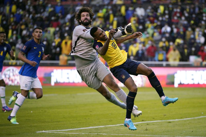 alisson becker brazil jersey