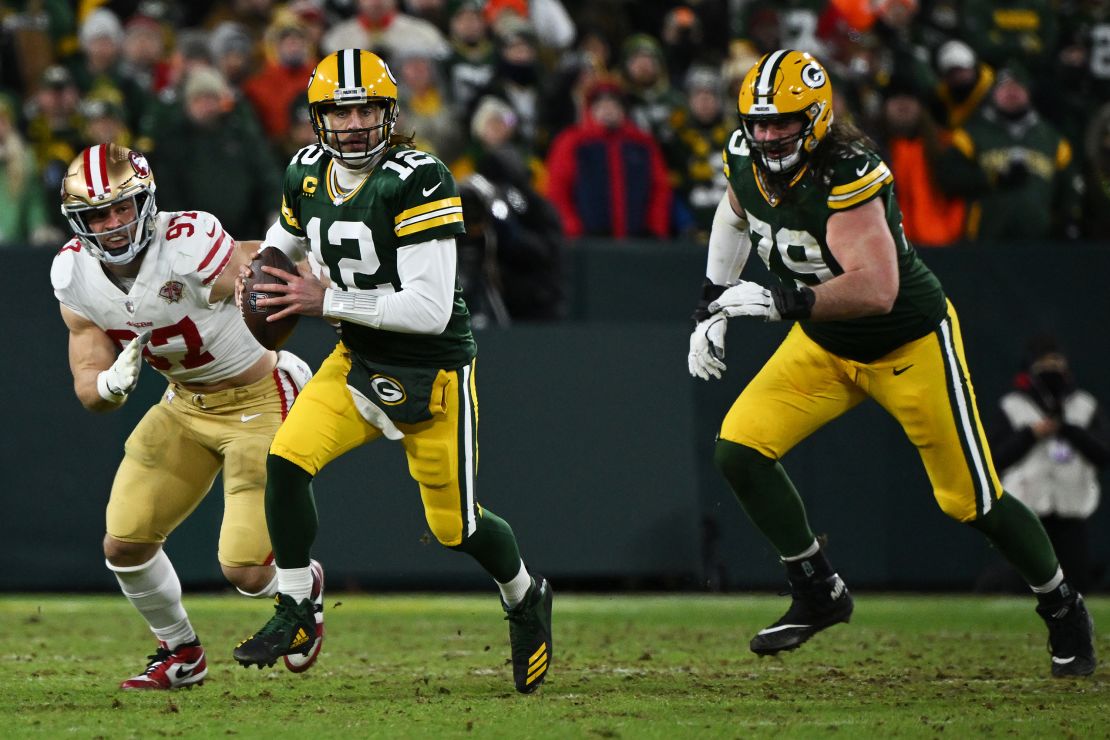 Rodgers' hopes of a second ring were dashed by the 49ers.