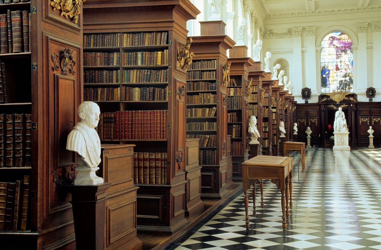 Imagine spending your days tucked inside the Wren Library at Trinity College in Cambridge, England. Dark academics sure do. 