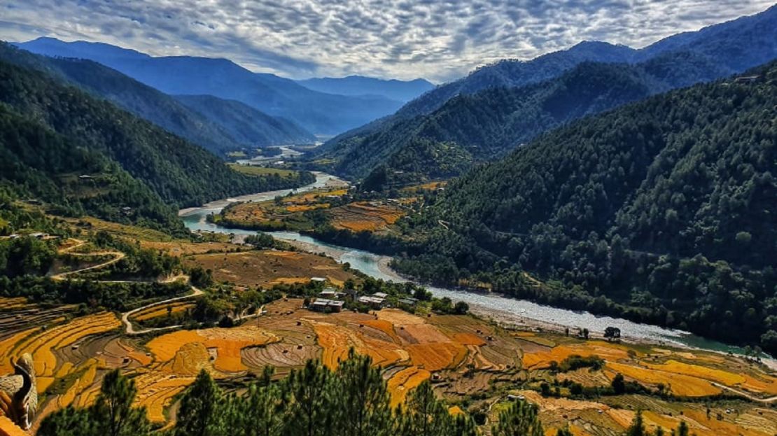 Bhutan boasts stunning landscapes.