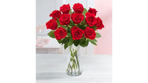 One Dozen Romantic Red Roses