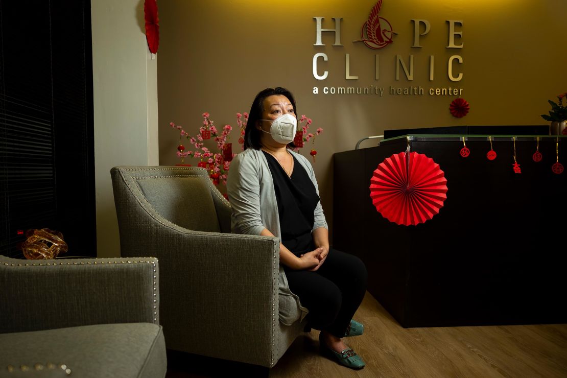 Despite their best efforts, Shane Chen says the Hope Clinic, a community health center in Houston, has faced critical staffing shortages related to Covid-19 infections.