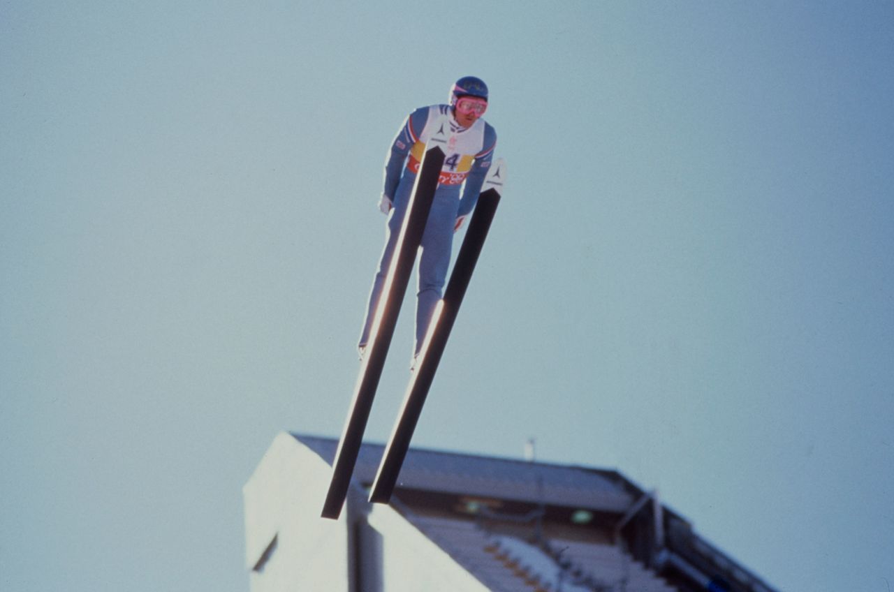 Michael "Eddie" Edwards became of the biggest underdog stories in Olympic history when he qualified for the ski jumping competition in 1988. The Briton finished in last place in both events he competed in, but his commitment and spirit made him global celebrity known as "Eddie the Eagle." His story was made into a movie in 2016.