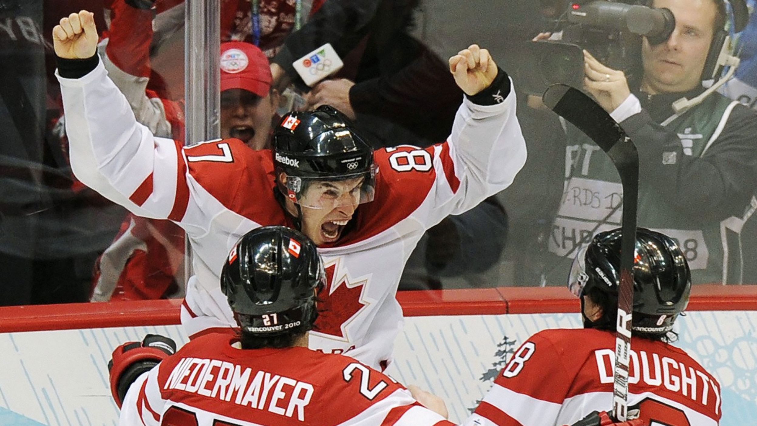 Canada is a proud hockey nation, and there was a lot of pressure on the men's team to win gold when the 2010 Games were held on home ice in Vancouver. That pressure built up even more when the gold-medal game between Canada and the United States went to sudden-death overtime. But Sidney Crosby came through in the clutch, scoring the "golden goal" to give the Canadians a dramatic 3-2 victory.