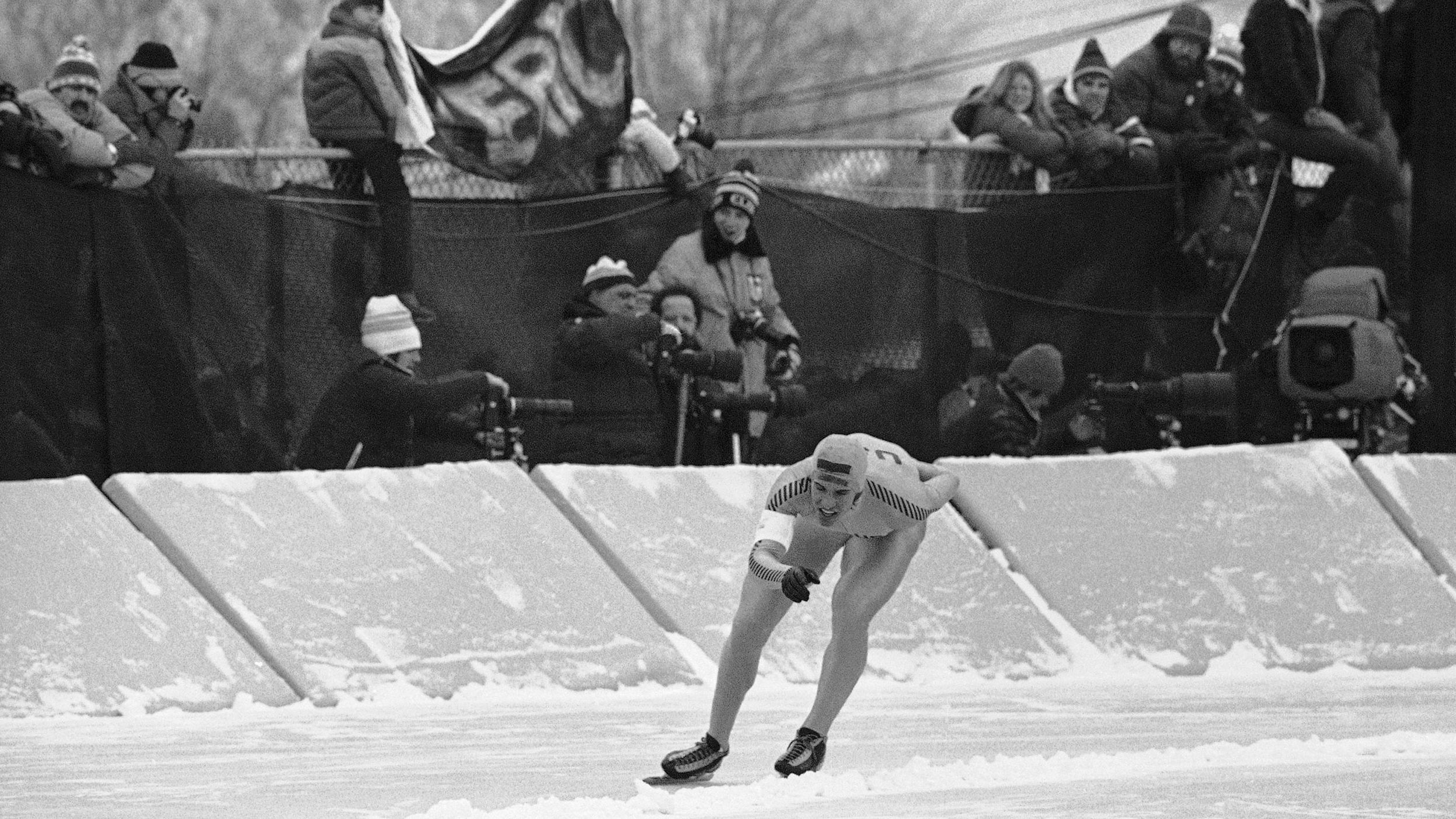 US speedskater Eric Heiden dominated at the Lake Placid Games in 1980, winning all five races from the 500-meter sprint to the 10,000-meter distance event. He set a world record in the latter and set Olympic records in the other races. To this day, he remains the only Winter Olympian to win five individual gold medals at a single Games.