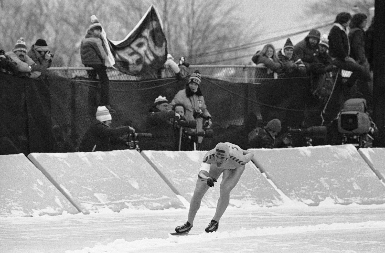 US speedskater Eric Heiden dominated at the Lake Placid Games in 1980, winning all five races from the 500-meter sprint to the 10,000-meter distance event. He set a world record in the latter and set Olympic records in the other races. To this day, he remains the only Winter Olympian to win five individual gold medals at a single Games.