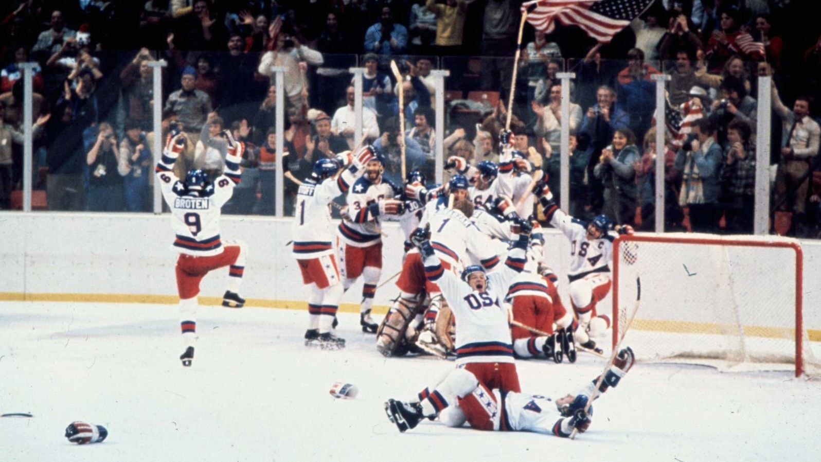 In 1980, a US hockey team made up of college players and amateurs upset the powerhouse Soviet team that was heavily favored to win the country's sixth gold medal in seven Olympics. The Americans' 4-3 win, which came in front of a home crowd in Lake Placid, New York, was dubbed the "Miracle on Ice," and Sports Illustrated later recognized it as the No. 1 sports moment of the 20th century. The Americans went on to defeat Finland two days later to win the gold medal.