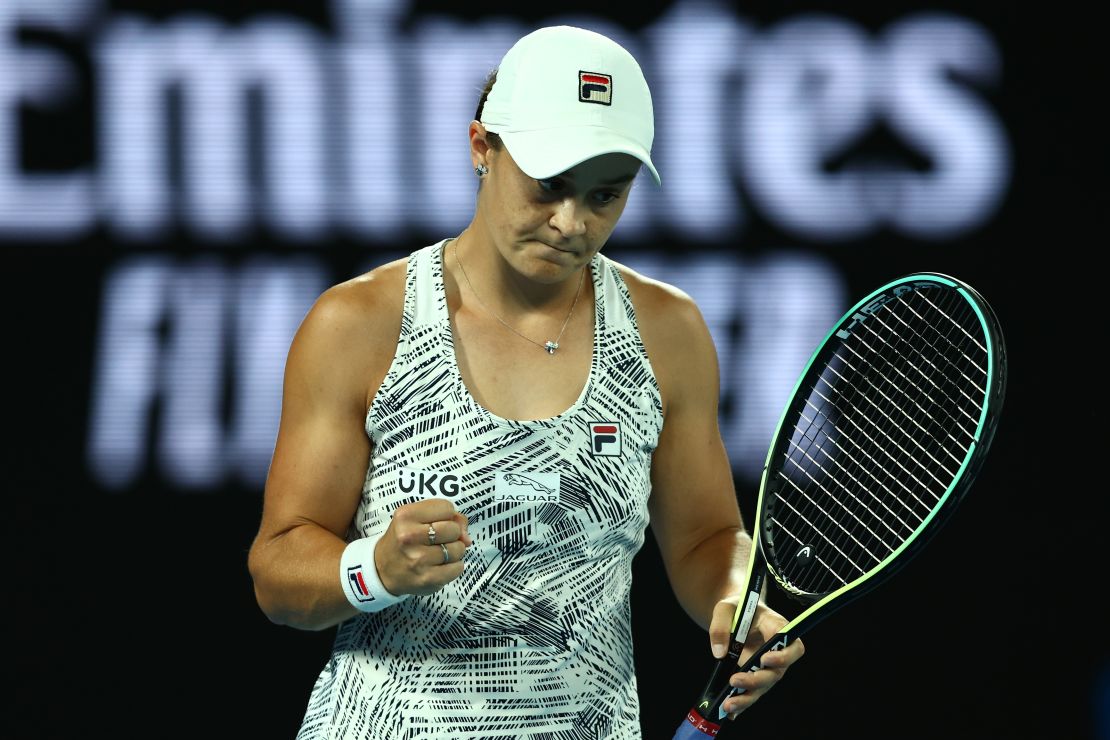 Barty claims the third grand slam title of her career.