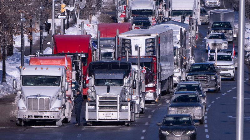 Thousands in Ottawa protesting Covid-19 mandates