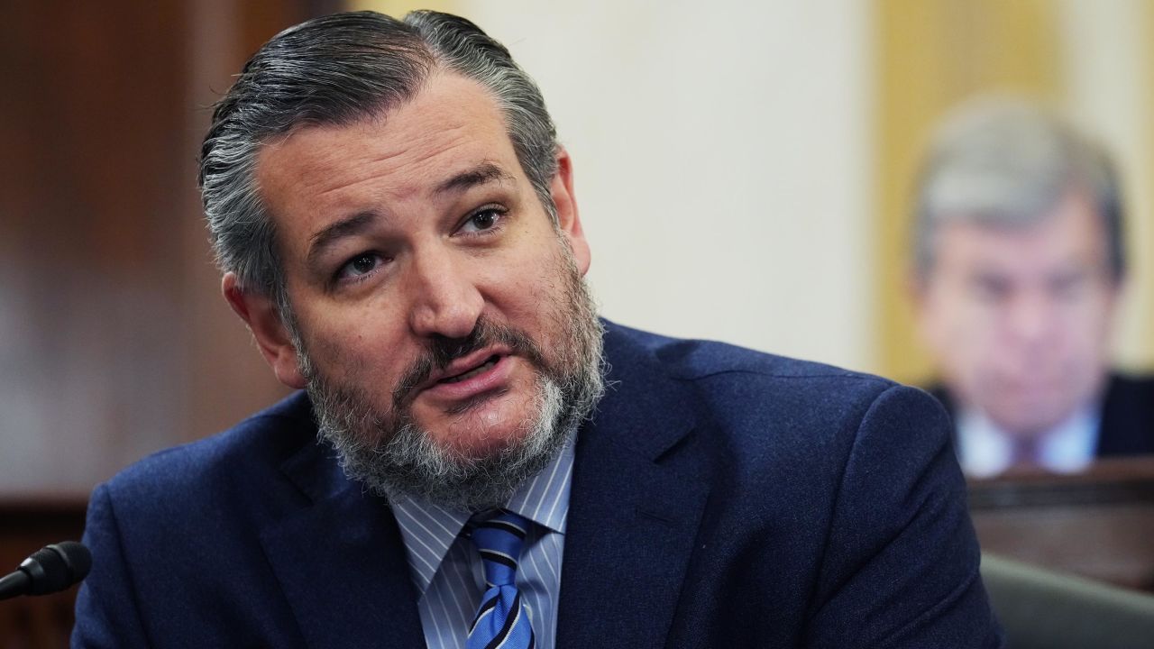 Sen. Ted Cruz, R-Texas speaks during the Senate Rules and Administration Committee oversight hearing on January 5, 2022 in Washington, D.C.