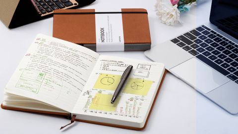 Lemome Classic Notebook with Pen Loop 