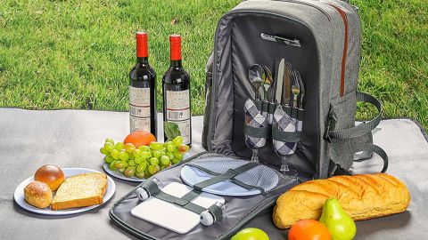 Allcamp Picnic Backpack for 2 