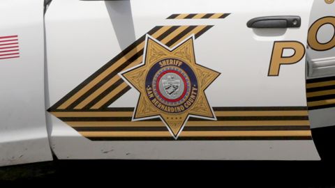 San Bernardino Sheriff patrol car FILE