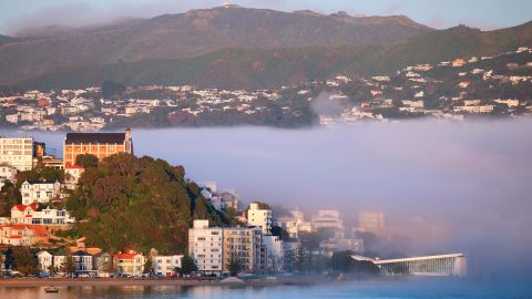 New Zealand, with the city of Wellington pictured here in 2020, remained at Level 2 this week.