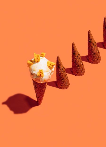 The Saudi Arabia pavilion's concept eatery Sard has an ice cream station serving flavors inspired by spices used in traditional Saudi Arabian cuisine. 