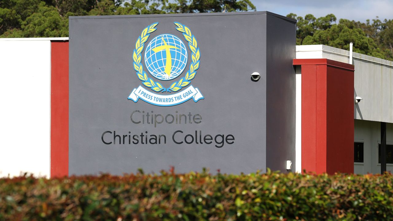 A general view of Citipointe Christian College in Brisbane on January 31.