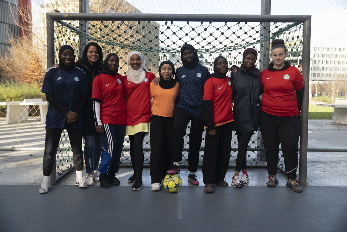 Paris based Les Hijabeuses are a collective of young hijab-wearing female footballers tackling what they say is exclusion of Muslim women from sports.