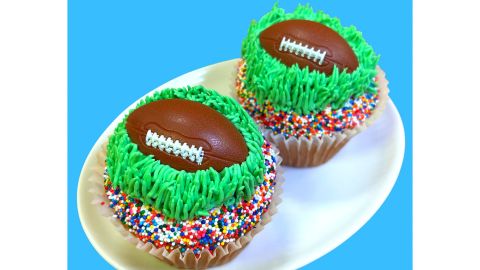 The Goddess and Grocer Game Day Football Cupcakes, 8-Pack 