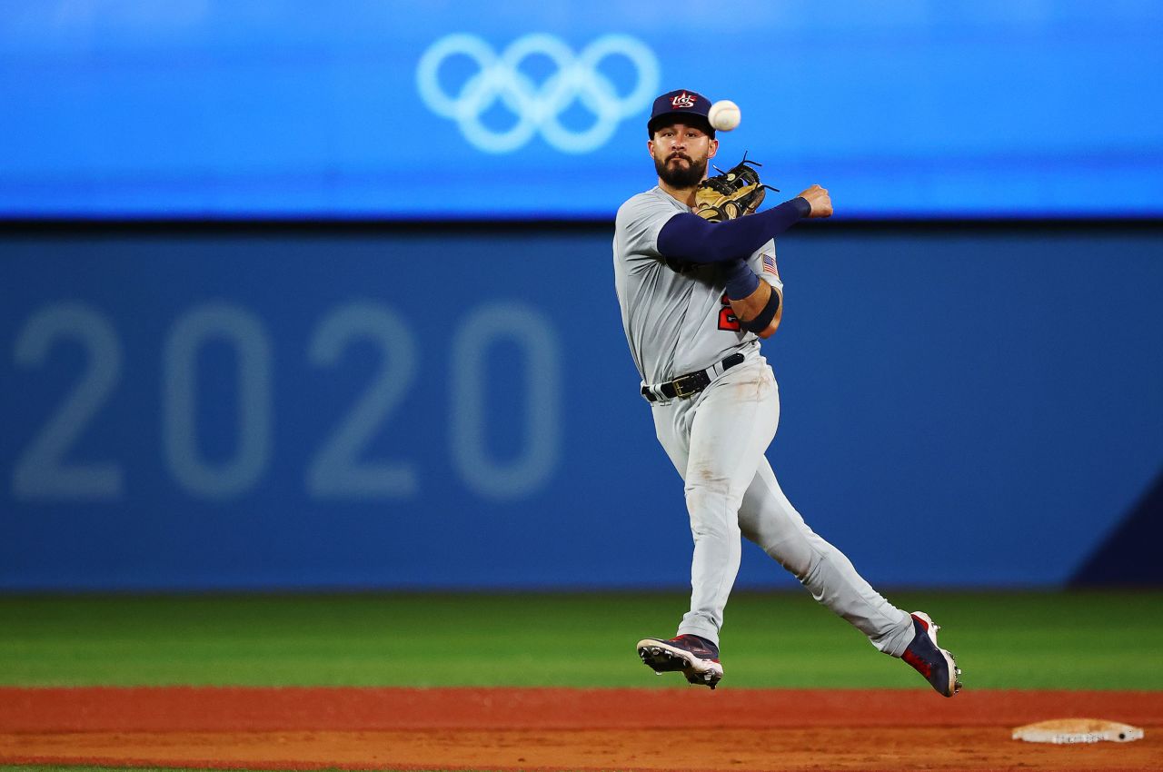 Alvarez returned to the Olympics last year, but this time as a baseball player. He was an infielder for the US team that won silver. Alvarez was also a flagbearer for Team USA during the opening ceremony in Tokyo.