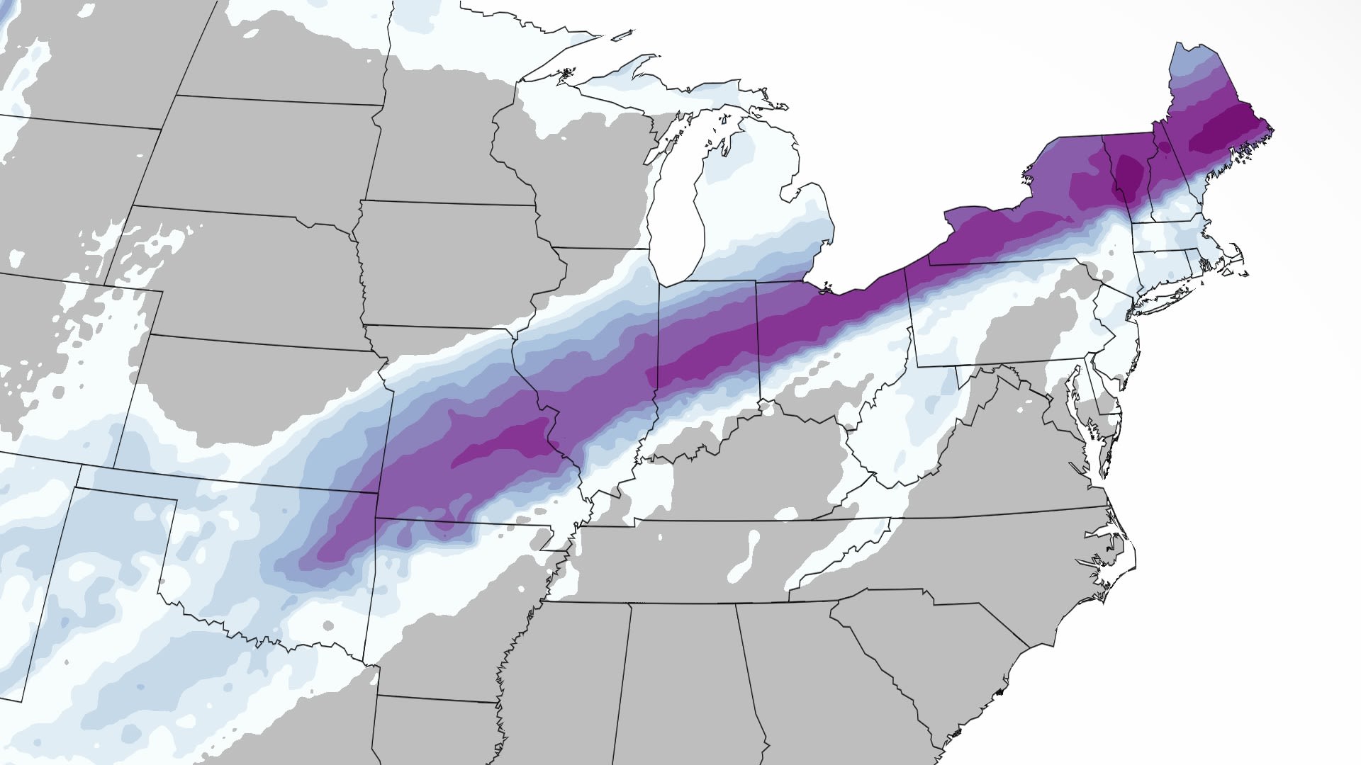 Snow Map Shows Snowfall Record Where You Live