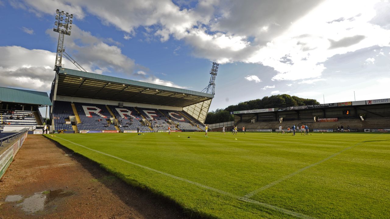 A general view of Raith Rovers ground Stark's Park on July 5, 2016 in Kirkcaldy, Scotland.