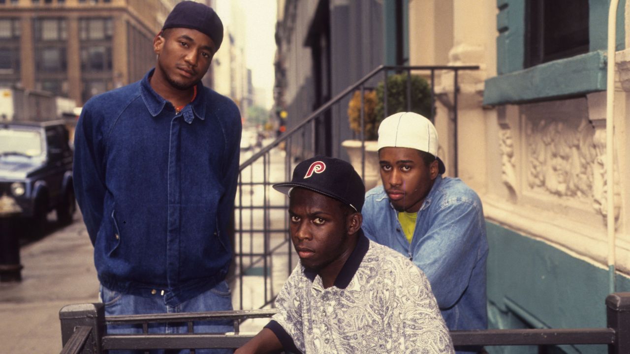 A Tribe Called Quest (three members pictured: Q-Tip, Phife Dawg and Ali Shaheed Muhammad) are first-time nominees for the Rock & Roll Hall of Fame. 