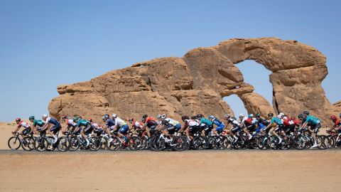 The international cycling season kicked off at Winter Park in northwest Saudi Arabia on Tuesday, with Australian Caleb Ewan winning stage one. The first event of the 2022 UCI World Tour will be held in the UAE this month.