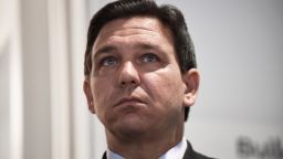  Florida Gov. Ron DeSantis speaks at a press conference on January 5, 2022 in Kissimmee, Florida