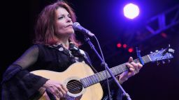 NEW YORK, NY - AUGUST 09:  Singer-songwriter Roseanne Cash performs during Americanafest NYC 2014 at Lincoln Center for the Performing Arts on August 9, 2014 in New York City.  (Photo by Stephen Lovekin/Getty Images)