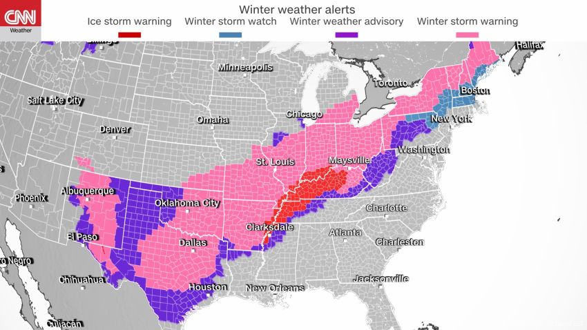 Columbia, Missouri weather forecast covers snow, winter storm warning