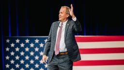 Texas Attorney General Ken Paxton waves after speaking during the Conservative Political Action Conference CPAC held at the Hilton Anatole on July 11, 2021 in Dallas, Texas. 