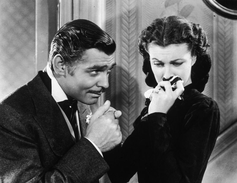 <strong>"Gone With the Wind" (1940):</strong> Still considered one of the great Hollywood epics, 1939's "Gone With the Wind" won 10 Oscars, including best picture and best actress for star Vivien Leigh, right. Though Clark Gable was nominated for best actor, he lost to Robert Donat ("Goodbye, Mr. Chips") in one of the great Oscar upsets.