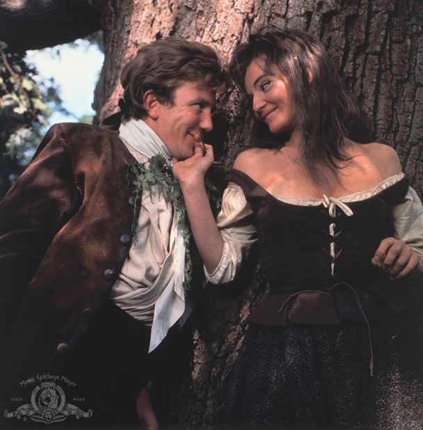 <strong>"Tom Jones" (1964):</strong> Albert Finney tackled the amorous title role in "Tom Jones," a British comedy based on Henry Fielding's novel about a foundling raised by a wealthy landowner. Diane Cilento, right, was one of his conquests. Tony Richardson also won the Oscar for his direction of the film.