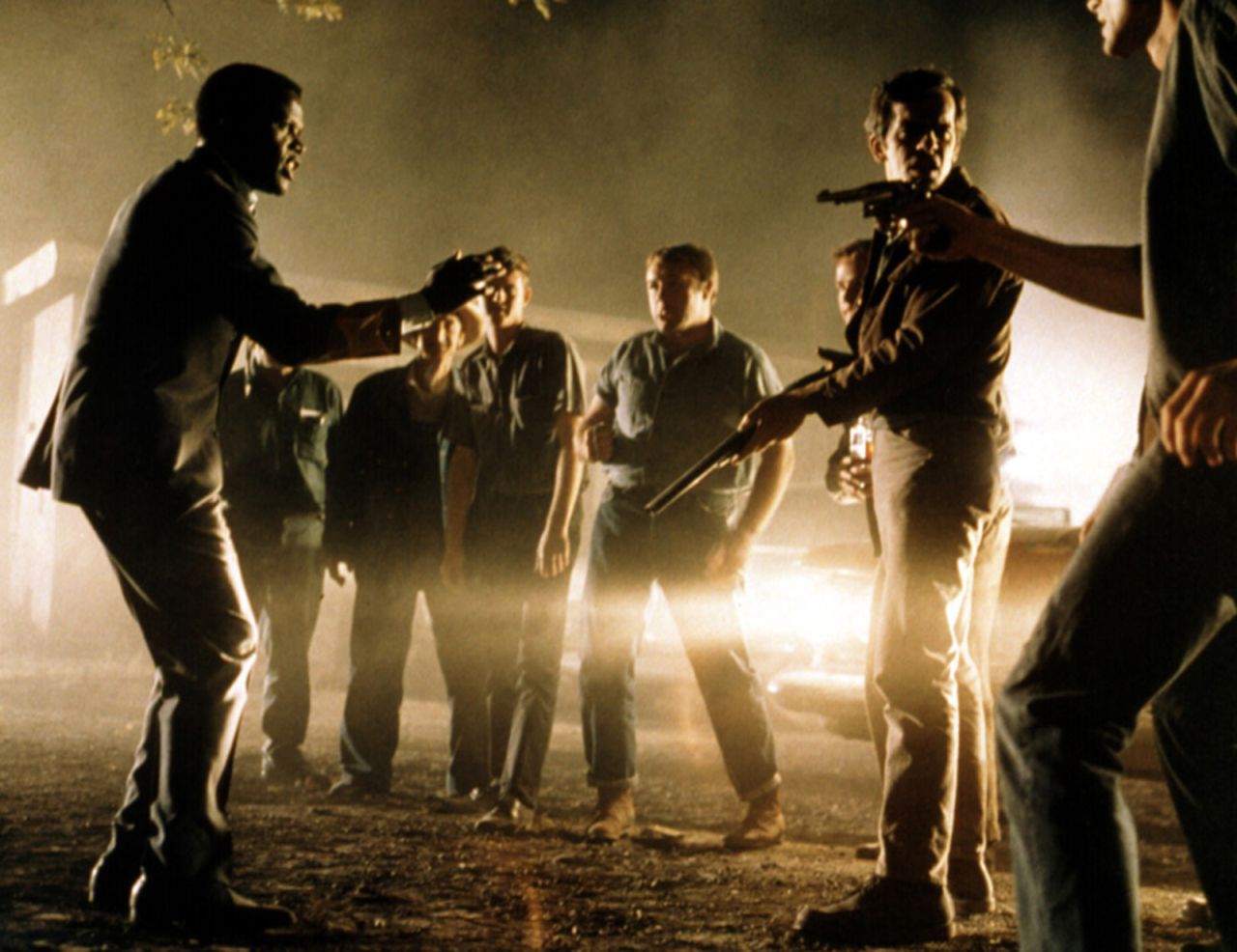 <strong>"In the Heat of the Night" (1968):</strong> Youth-oriented movies began taking over Hollywood by 1967, the year of "Bonnie and Clyde" and "The Graduate." But the best picture winner went to Norman Jewison's "In the Heat of the Night," an old-fashioned crime drama in which an African-American detective (Sidney Poitier, left) goes South to solve a murder, working with a reluctant redneck sheriff (Rod Steiger). Poitier played the role of Virgil Tibbs in two sequels, and the movie later spawned a hit TV series with Carroll O'Connor.