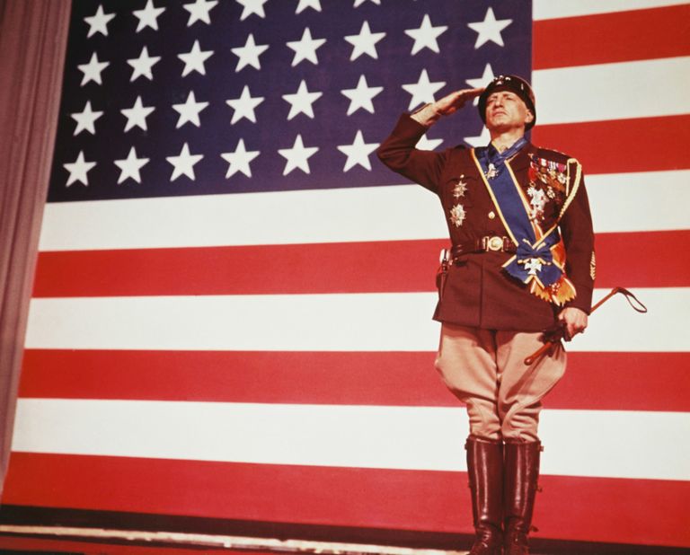 <strong>"Patton" (1971):</strong> George C. Scott made Oscar history when he became the first actor to refuse the award. Scott played the title role in this biography of volatile World War II Gen. George S. Patton Jr. The film, directed by Franklin J. Schaffner, reportedly was one of President Richard Nixon's favorite films.